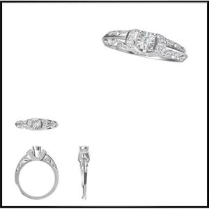 JCD Format Mens bridal set rings metal file for jewelry making