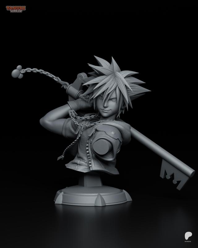 Sora - Kingdom Hearts - Bust