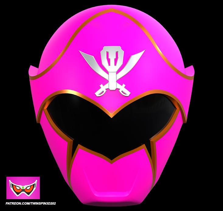 GOKAIGER PINK HELMET COSPLAY STL