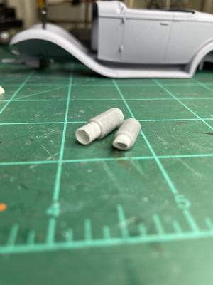 Resinator Tips Muffler Exhaust JDM 1-25 Scale Model Car Parts