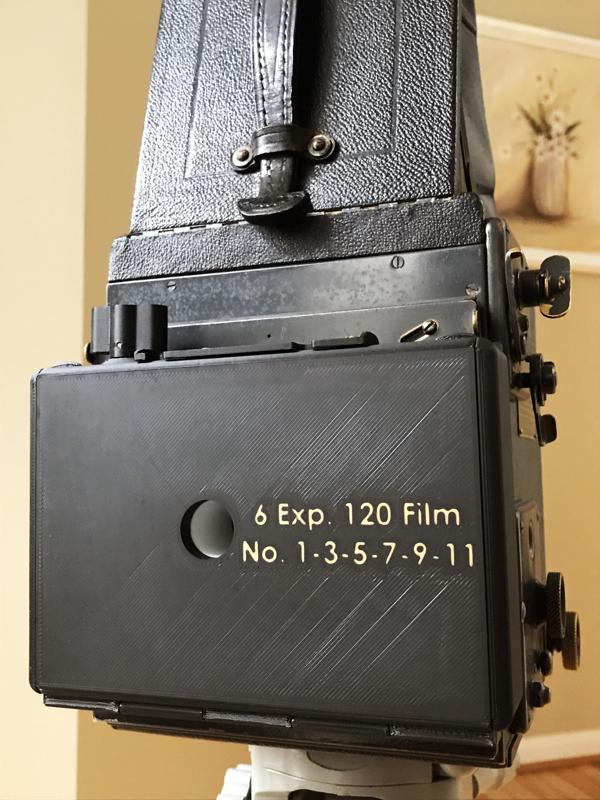 Graflex Roll Film Holder/Film Back for 3x4 SLR Cameras