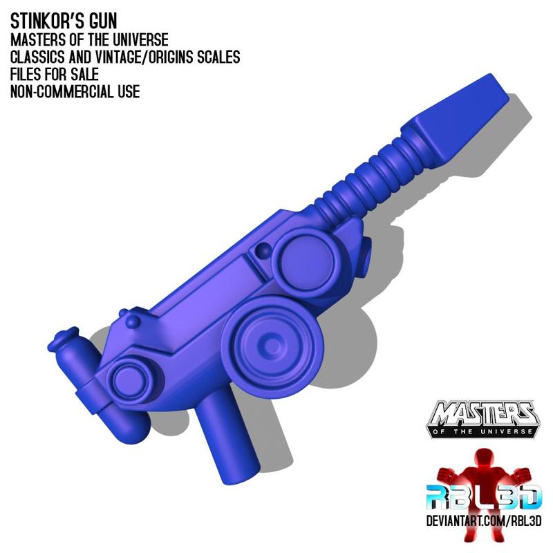 Stinkor Gun for Motu Origins Vinatge and Classics