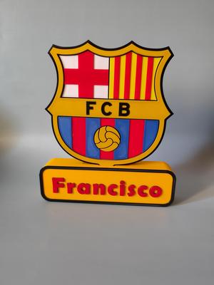 Barcelona Football Club Shield (Customizable)