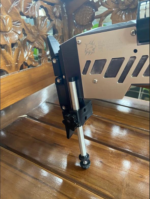 buttstock ajustable for rti priest with monopod