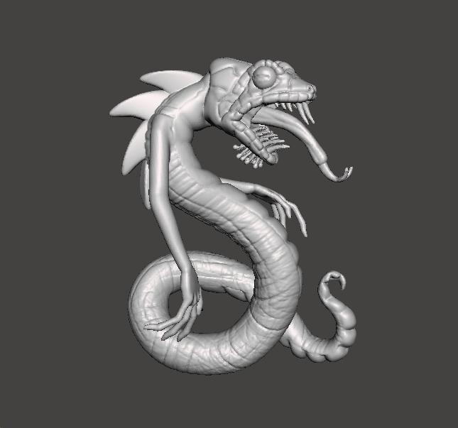 YIG FATHER OF SERPENTS  MONSTER MINIATURE MODEL FANTASY GAMES RPG DND