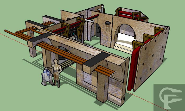 Star Wars Jabba Jabba Palace Torture Room Playset