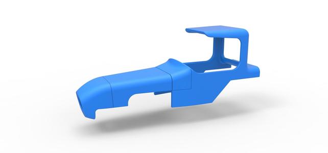 Shell of Vintage Supermodified stock car Scale 1:25