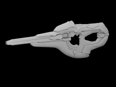 Plasma Carbine 3d Print File