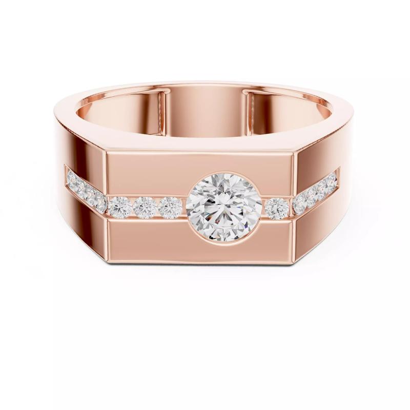 5mm Round Cut Engagement Wedding Ring 3DM STL Video