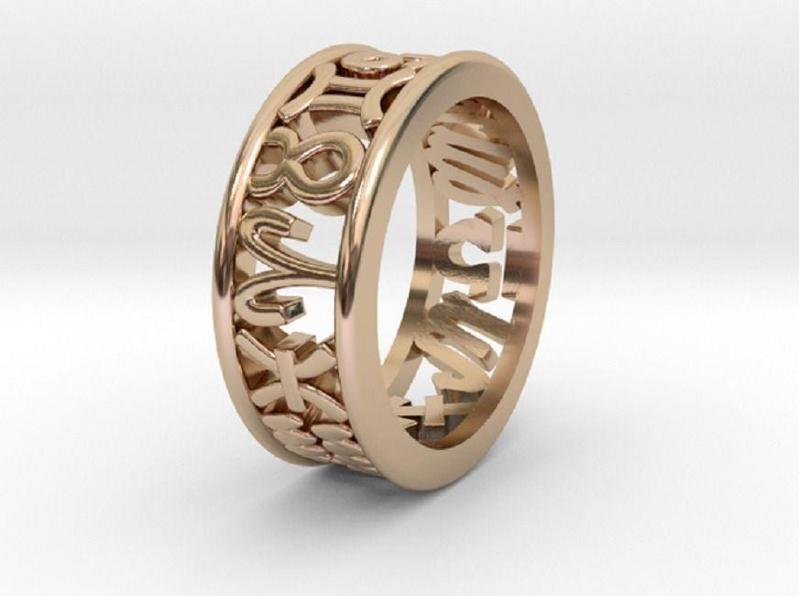 61size Constellation symbol ring