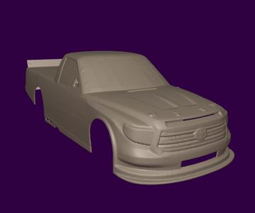 RC BODY NASCAR TRUCK TUNDRA TOYOTA 3D STL PRINT