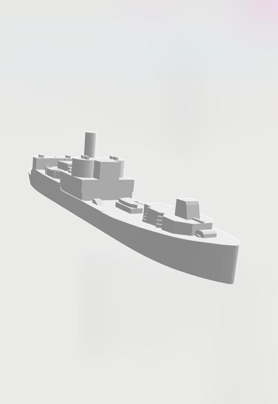 German Sperrbrecher 102 1:2400 WW2