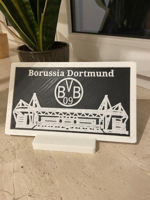 Signal Iduna Park outline with frame