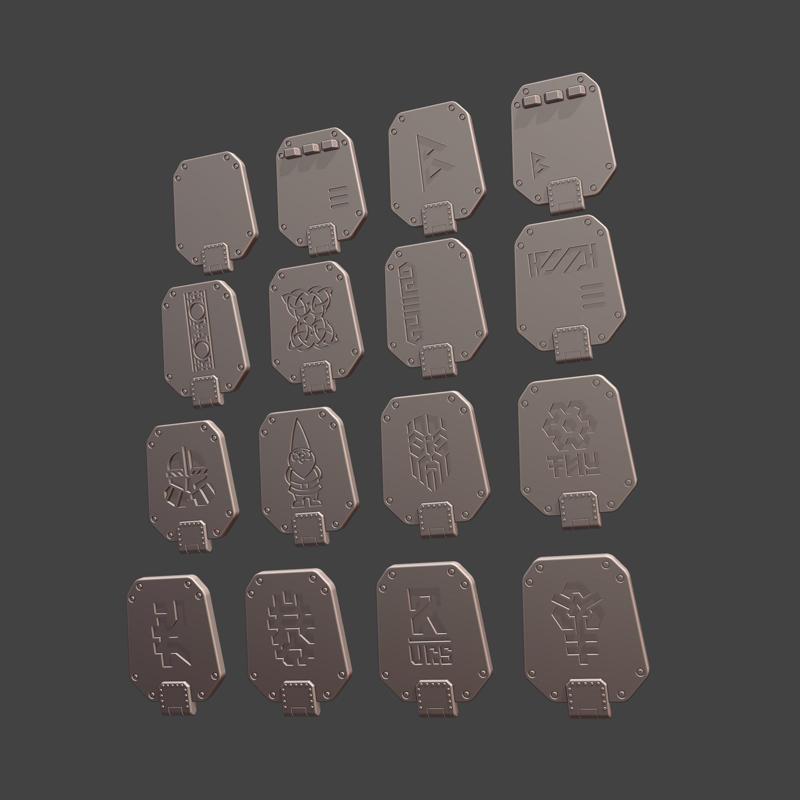 Space Dwarf Tanks Custom Doors [Votann: Land Fortress & Sagitaur]