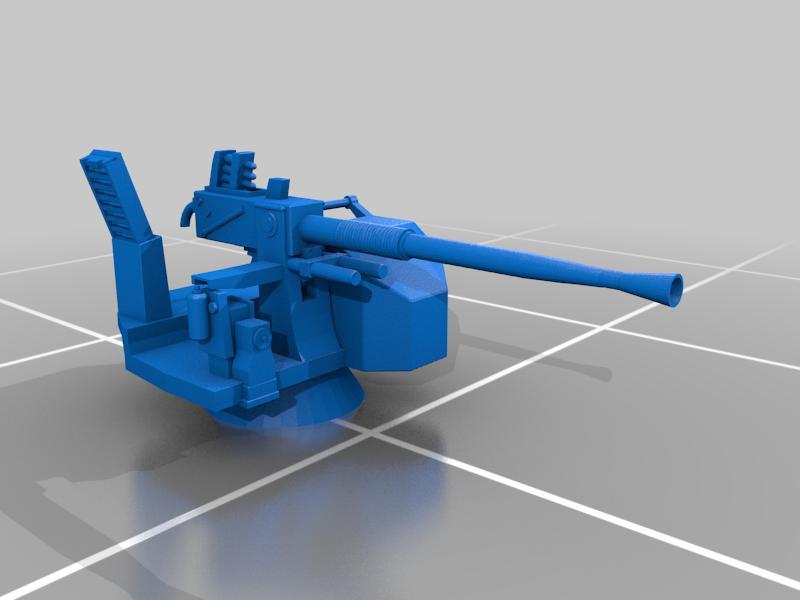 Bofors 40 mm Mark VII Mounting – Royal Navy