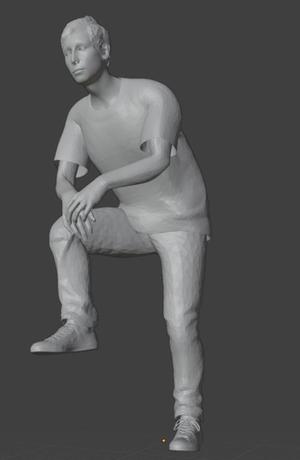 1/64 Man For dioramas (People) No:2