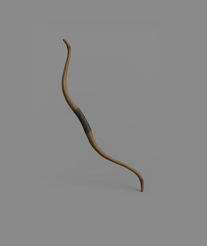 Wooden Bow - Tabletop RPG