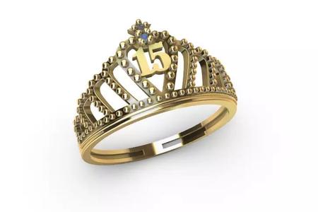 Anillo de 15 para dama-mujer -v-