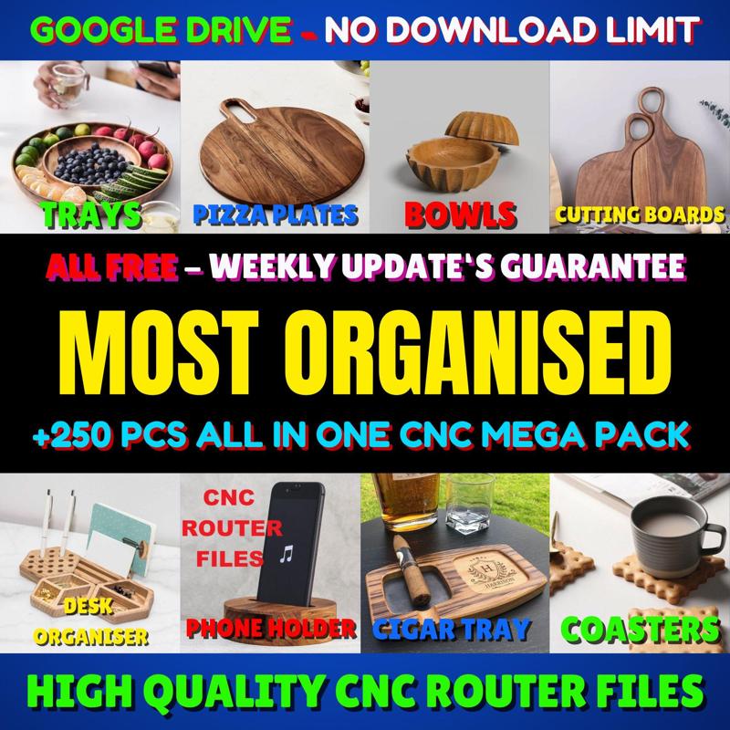 CNC ROUTER FILES PACK MEGA BUNDLE