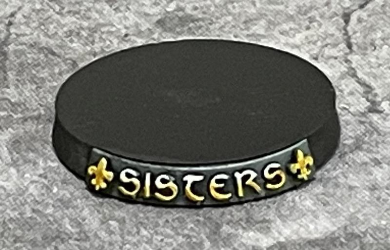 Nuns with Guns 32mm nameplates x10