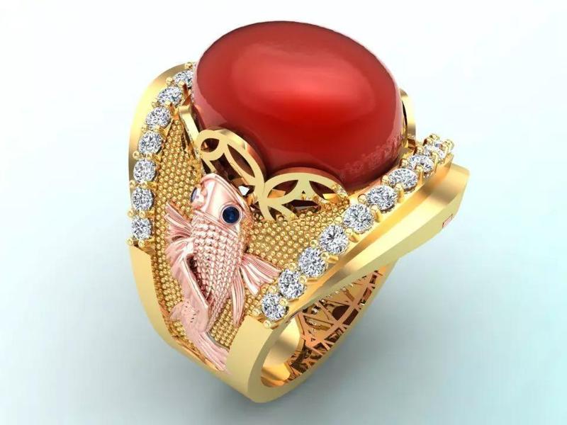 Carp ring - Mens ring - N1014