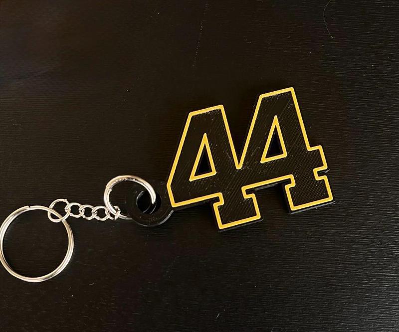 Lewis Hamilton 44 Keychain