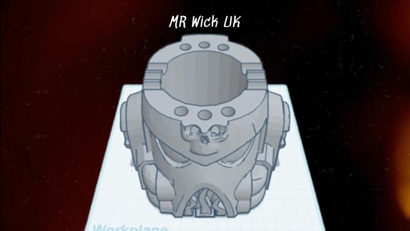 Space Chad Paint Wash Pot 10.