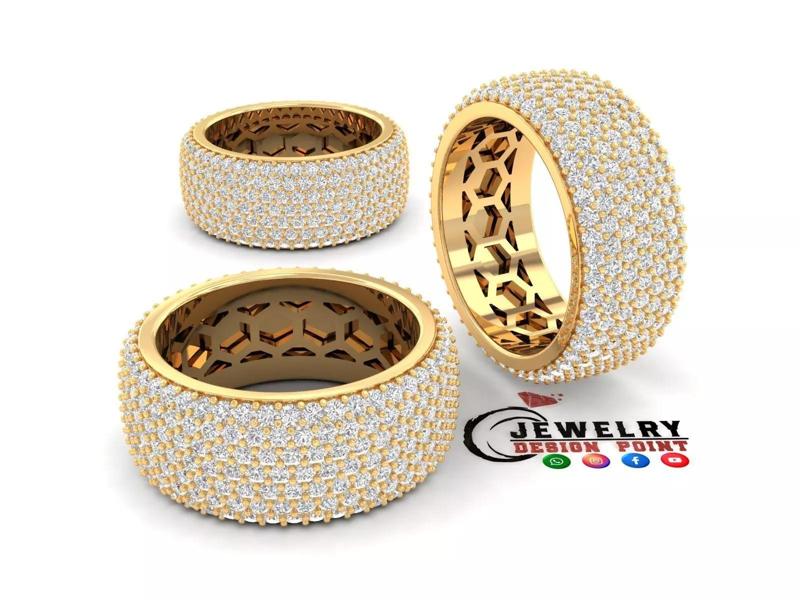 Custom Diamond Eternity Diamond Ring - Eternity Ring