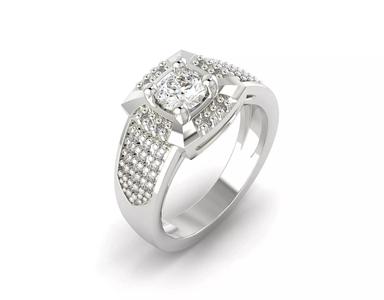 D-1038 diamond engagement ring gold