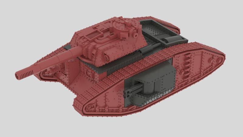 Rhombus Battle Tank upgrade