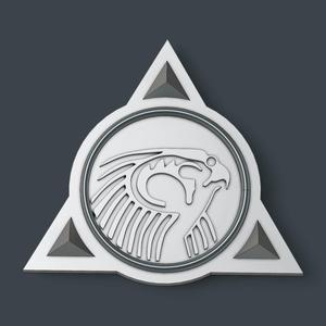 Nike Air Yeezy 2 Falcon Logo Patch - 3D Printable Art & Horus-Inspired Accessory