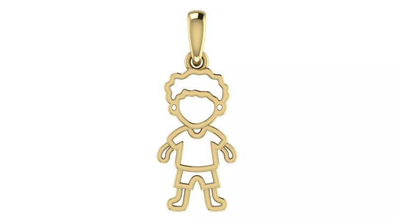 Boy Pendant 01