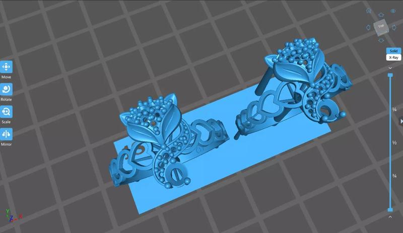 Fox - Women Rings 3dmodel printable