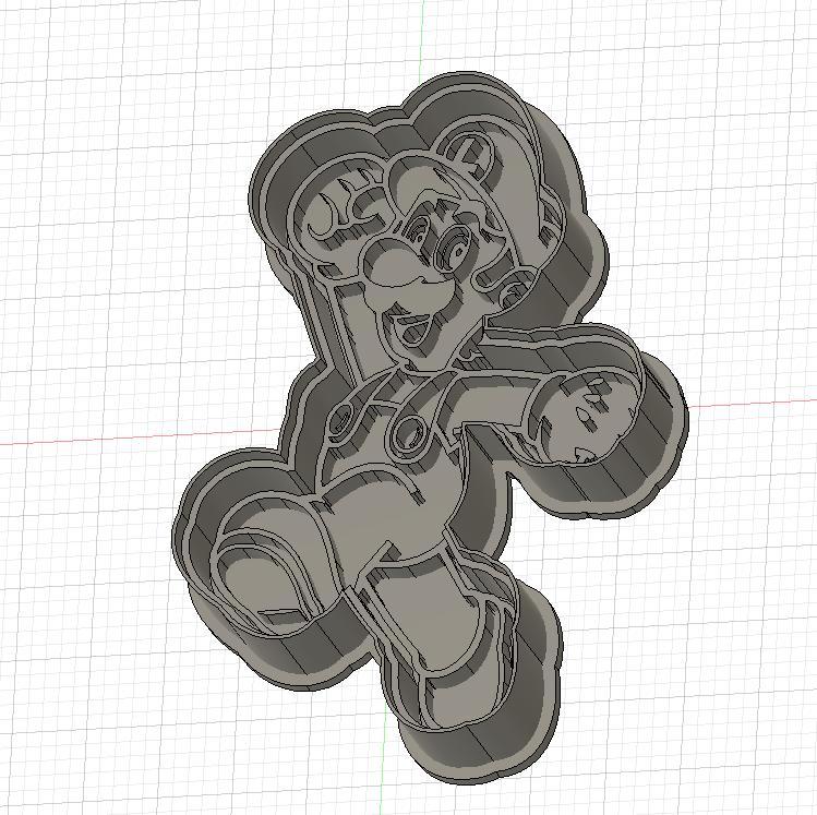 Luigui cookie cutter