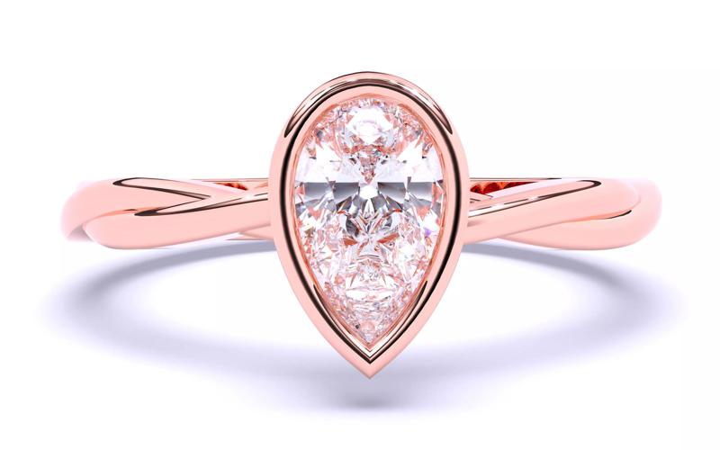 Solitaire Engagement ring 3dm stl renders details