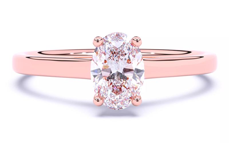 Solitaire Engagement ring 3dm stl renders details