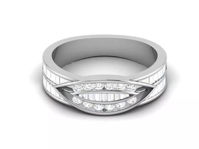 Solitaire Engagement Ring 3dm STL OBJ FBX Render Details