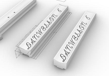 DANWESSON 6"- 11,20mm lower rail