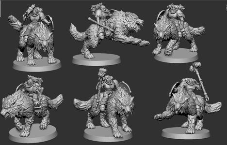 Hammers for wolf Cavalry