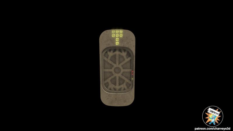 Star Wars Death Star Trash Compactor Door for 3.75" or 6" figure Dioramas