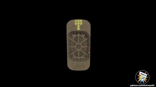 Star Wars Death Star Trash Compactor Door for 3.75" or 6" figure Dioramas