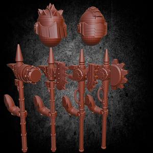 Tech Marine Head and Melee Weapons