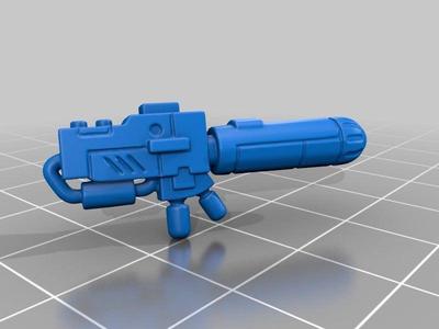 Hazard suit plasma rifle