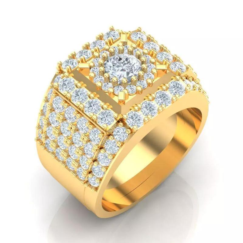 Diamond Man Ring Jewelry 1MR093