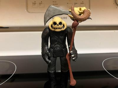 REAPER WAMPA, VINTAGE CUSTOM STAR WARS ACTION FIGURE, KENNER 3.75", HOTH ALIEN CREATURE , 5 POA, 1/18