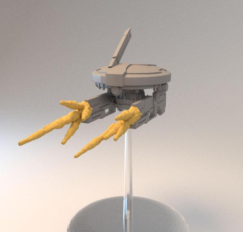 Space Communist Gun Drone