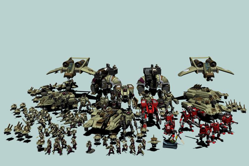 Space Communist Human Auxiliary Full Army Value Pack