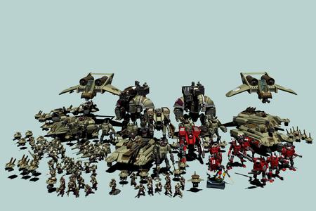 Space Communist Human Auxiliary Full Army Value Pack