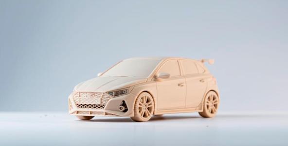 Hyundai i20n 3D Model Car