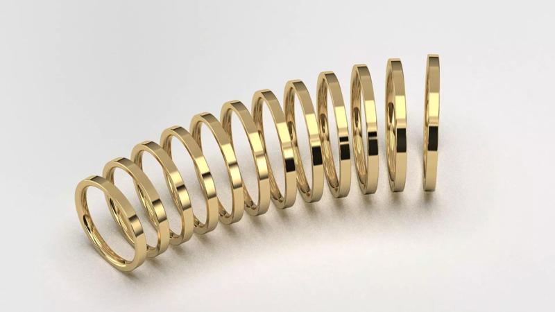 Band Ring for Men print model 3D R0137 W 2mm